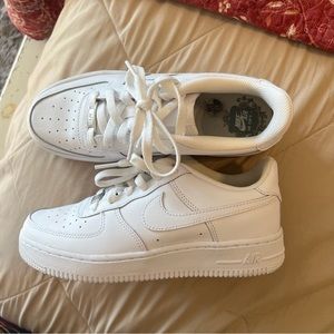 Like new Nike Air Force Ones! Kids 5 but fit like a women’s 6.5